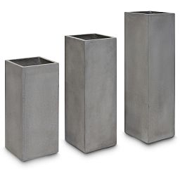 Tall Square Concrete GRC Planter by Fleur Ami DIVISION