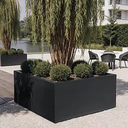 PURE Low Cube Outdoor Fiberglass Planter