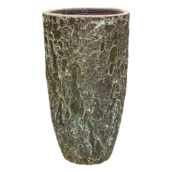 Lava Ceramic Tall Planter | Large Indoor and Outdoor Plant Pot