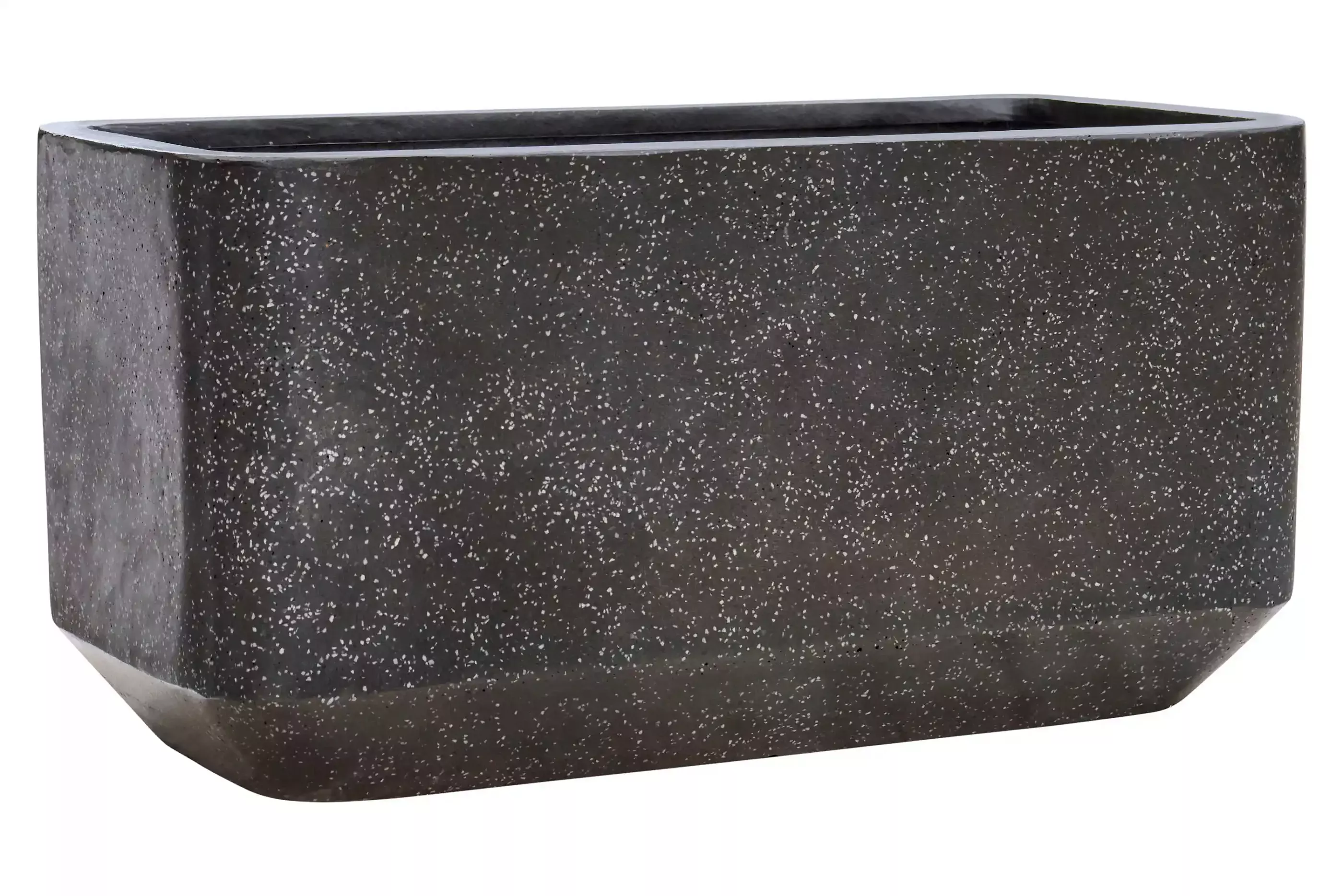 Terrazzo Fiberstone Large Trough Planter | Indoor and Outdoor Plant Pot