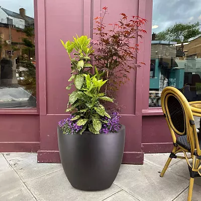 IDEALIST Lite Contemporary Light Concrete Egg Planter