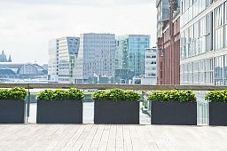Raised Fiberstone Trough Planter by Idealist Premium JORT