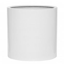 Fiberstone Glossy Puk Light Planter by Idealist Premium