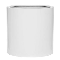 Fiberstone Glossy Puk Light Planter by Idealist Premium