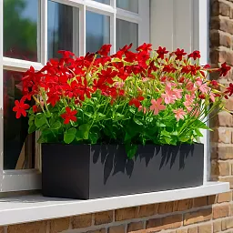 IDEALIST Lite Window Box Light Concrete Planter