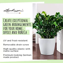 LECHUZA CLASSICO Color Round Poly Resin Self-watering Planter