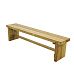 Outdoor Wooden Double Sleeper Bench by Forest Garden