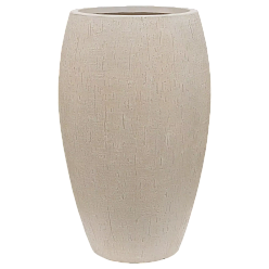 Raindrop Fibreclay Tall Planter | Indoor and Outdoor Plant Pot Vase
