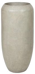 Cigar Round Tall Polystone Outdoor Planter