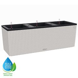 LECHUZA TRIO Cottage Trough Poly Resin Self-watering Planter