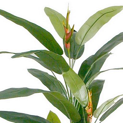 Palm Heliconia Flame Retardant Artificial Tree Plant