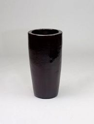 Ceramic Round Tall Glossy Planter Pot In/Out