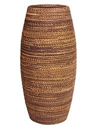 Magellan Abaca Round Tall Polystone Indoor Planter
