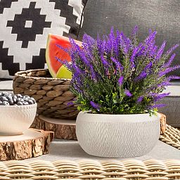 IDEALIST Lite Mesh Style Bowl Planter Outdoor Plant Pot