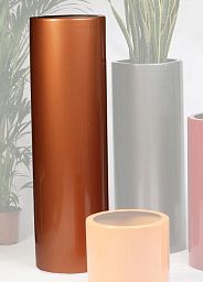 Tom Contemporary Round Tall XL GRP Planter