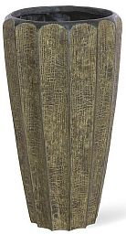 Firewood Round Tall Polystone Indoor Planter