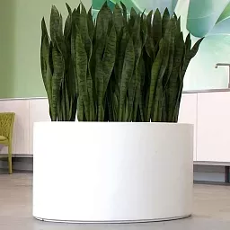 RING Round Outdoor Fiberglass Planter
