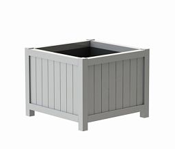 Hardwood Valencia Square Wood Outdoor Planter