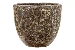 Lava Ceramic Round Planter | Indoor and Outdoor Plant Pot