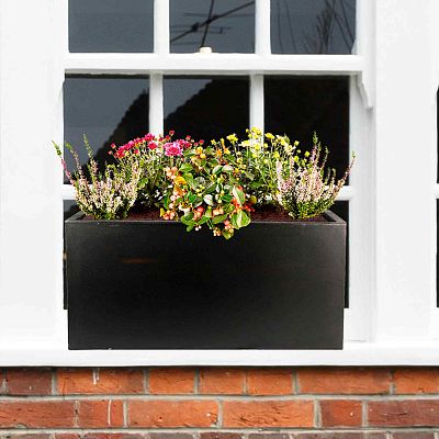 IDEALIST Lite Contemporary Light Concrete Trough Planter