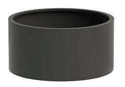 Sydney Outdoor Aluminum Round Planter