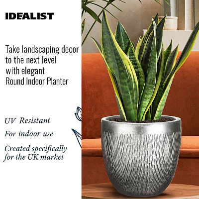 IDEALIST Lite Mesh Style Round Indoor Planter