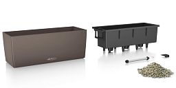 LECHUZA BALCONERA Color Trough Poly Resin Self-watering Planter Set