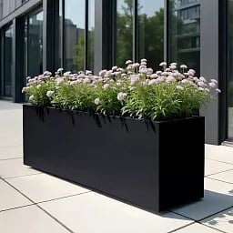 AXIS Trough Outdoor Fiberglass Planter