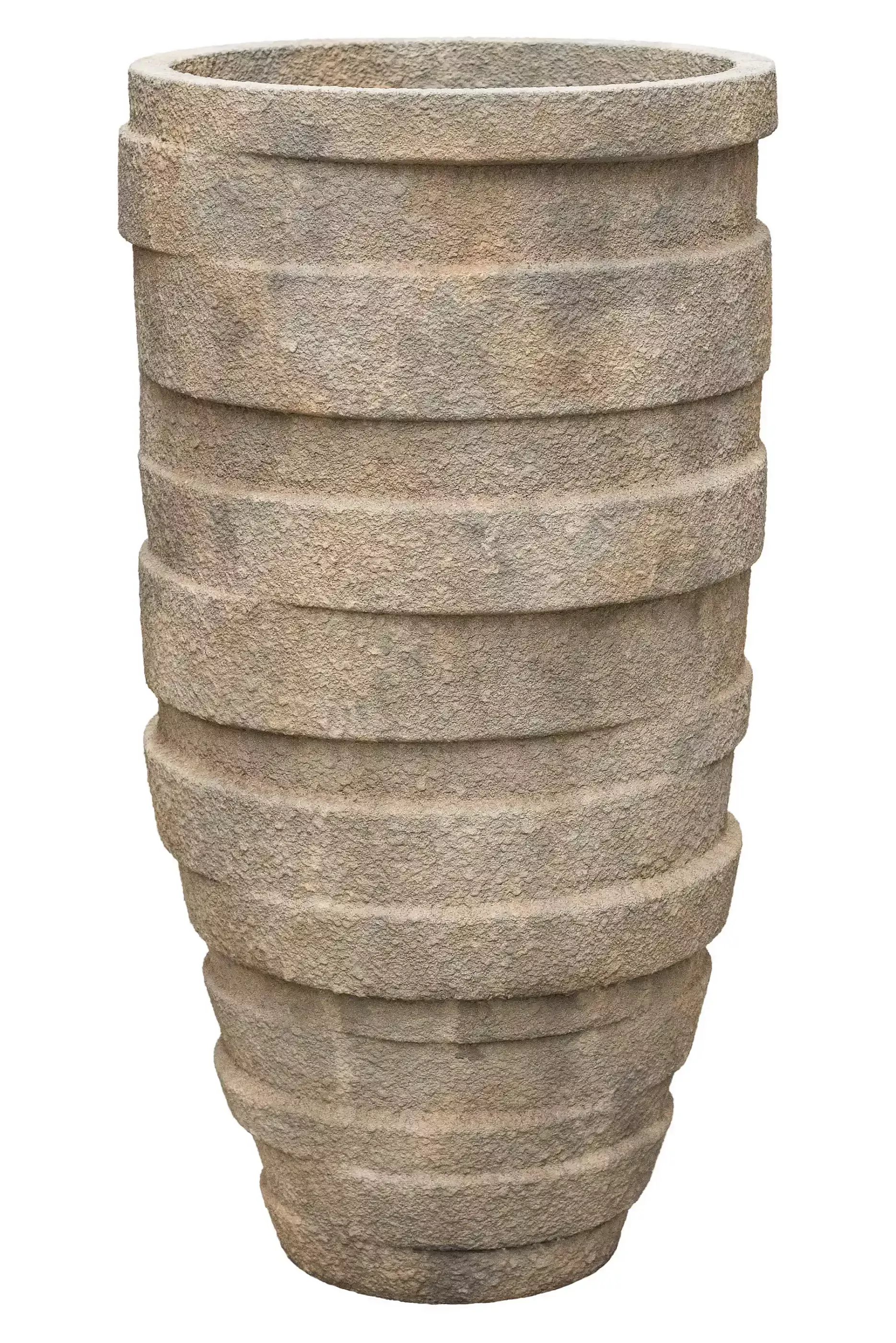 Luxe Lite Stone Varuna Tall Indoor Planter