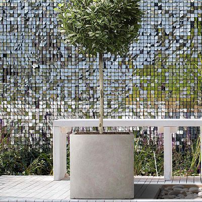 IDEALIST Lite Square Box Contemporary Light Concrete Planter