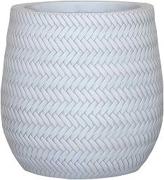 IDEALIST Lite Plaited Style Table and Hanging Plant Pot Dual Use Indoor Egg Planter