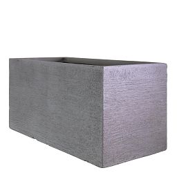 IDEALIST Lite Ribbed Light Concrete Trough Planter