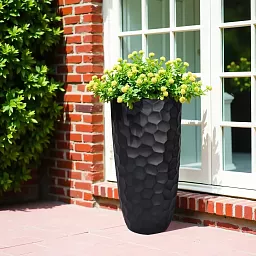 IDEALIST Lite Mosaic Style Tall Round Vase Planter Outdoor Plant Pot