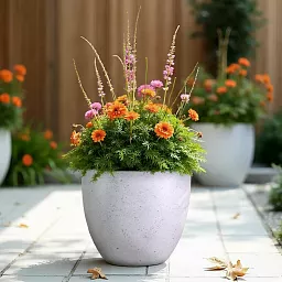 IDEALIST Lite Contemporary Light Concrete Egg Planter