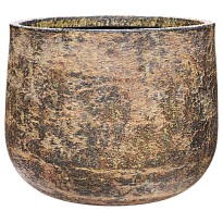 Atlas (Dia) 45cm Planter | Beige Fiberstone Large Round Indoor and Out...