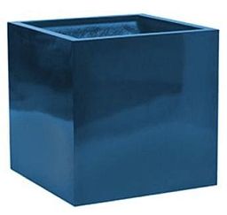 Square Fiberstone Planter by Idealist Premium BLOCK Glossy