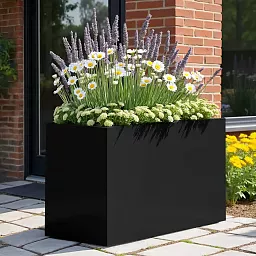 AXIS Trough Outdoor Fiberglass Planter