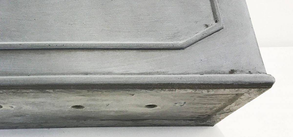 Faux Lead Chelsea Grey Light Stone Through Planter by Idealist Lite