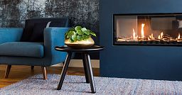 Round Fiberstone Bowl Glossy Tara Planter by Idealist Premium