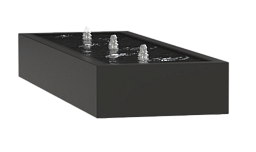 Aluminium Trough Fountain Watertable