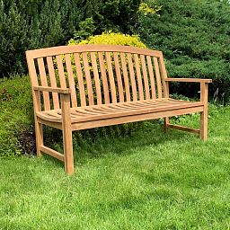 Wave Wood Garden Bench by Woodd