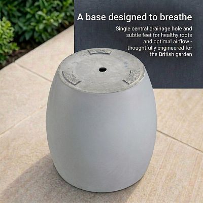 IDEALIST Lite Contemporary Light Concrete Egg Planter