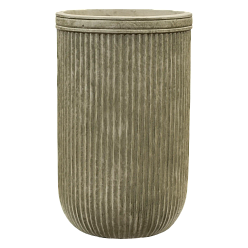 Vertical Rib Tall Planter | Indoor and Outdoor Plant Pot
