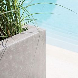 DIVISION Rectangle Outdoor Concrete GRC Planter