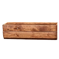 Rustic Scandinavian Redwood Window Box Outdoor Planter Made in UK by HORTICO