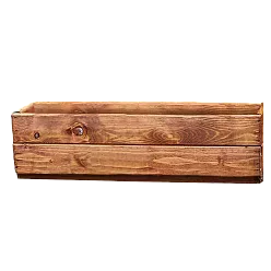 Rustic Scandinavian Redwood Window Box Outdoor Planter Made in UK by HORTICO