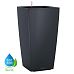 LECHUZA CUBICO Color Square Tall Poly Resin Self-watering Planter