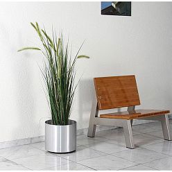Superline Standard on Ring Round Indoor Planter