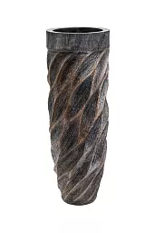 Luxe Lite Universe Wave Tall Indoor Planter