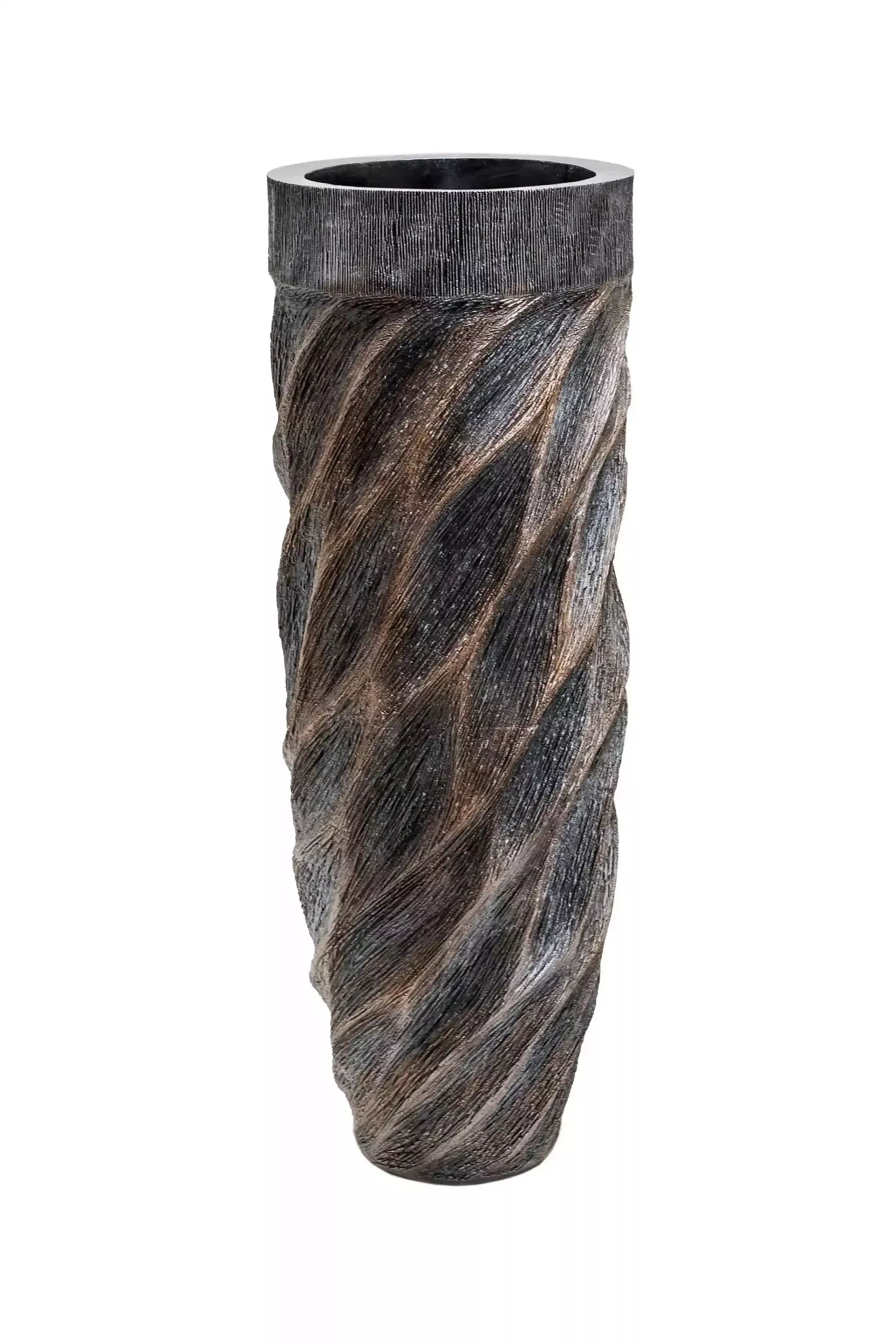 Luxe Lite Universe Wave Tall Indoor Planter